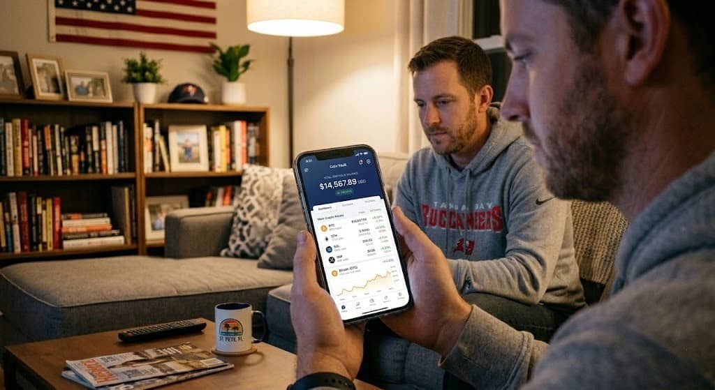 Two investors using the OnlyBulls App to track market shifts in real time